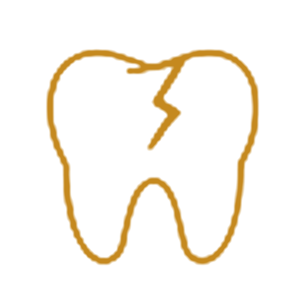 cracked tooth icon
